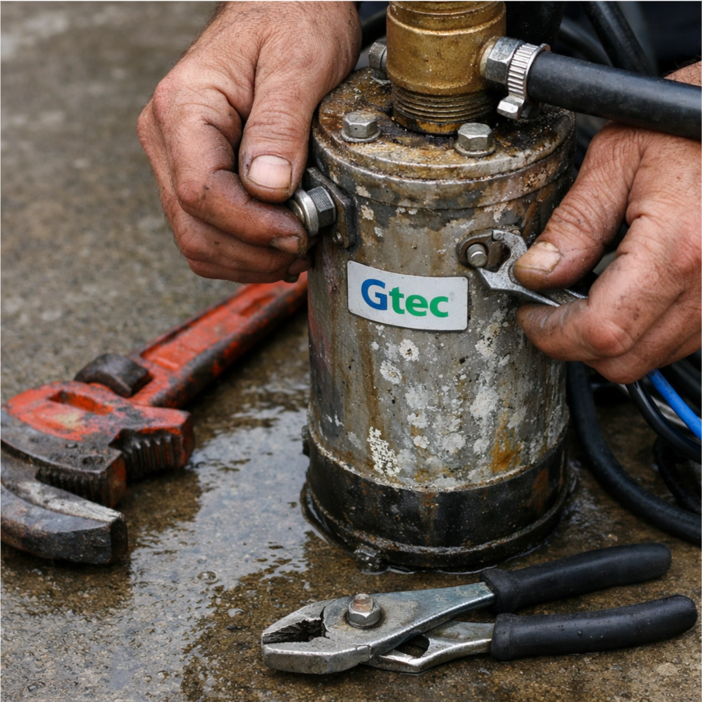Recuperação de poço artesiano